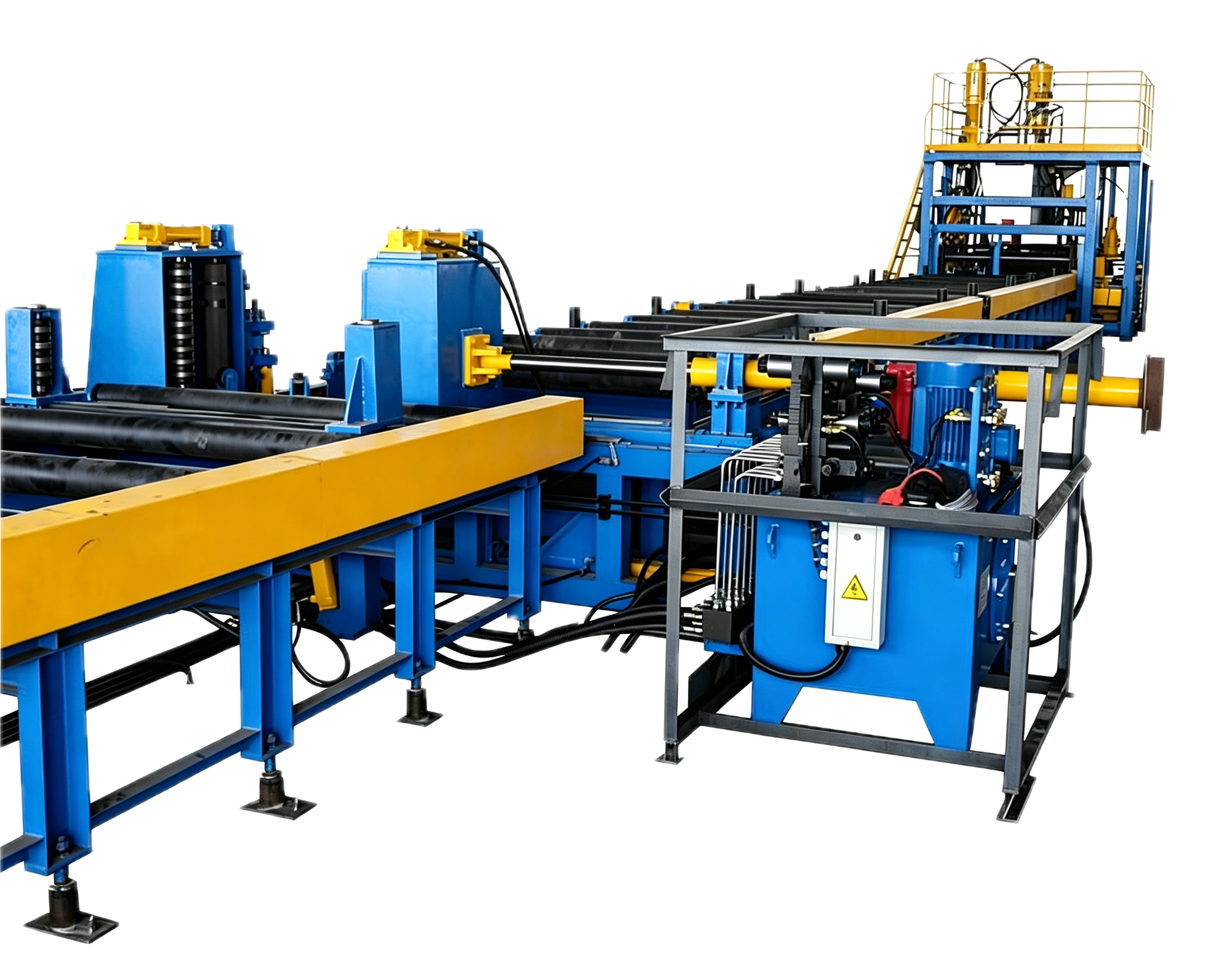 H beam Horizontal Assembly and Welding Production Line